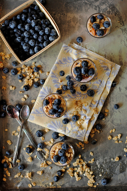 Mini Blueberry & Cherry Greek Yogurt Parfaits How To Simplify (8/31)