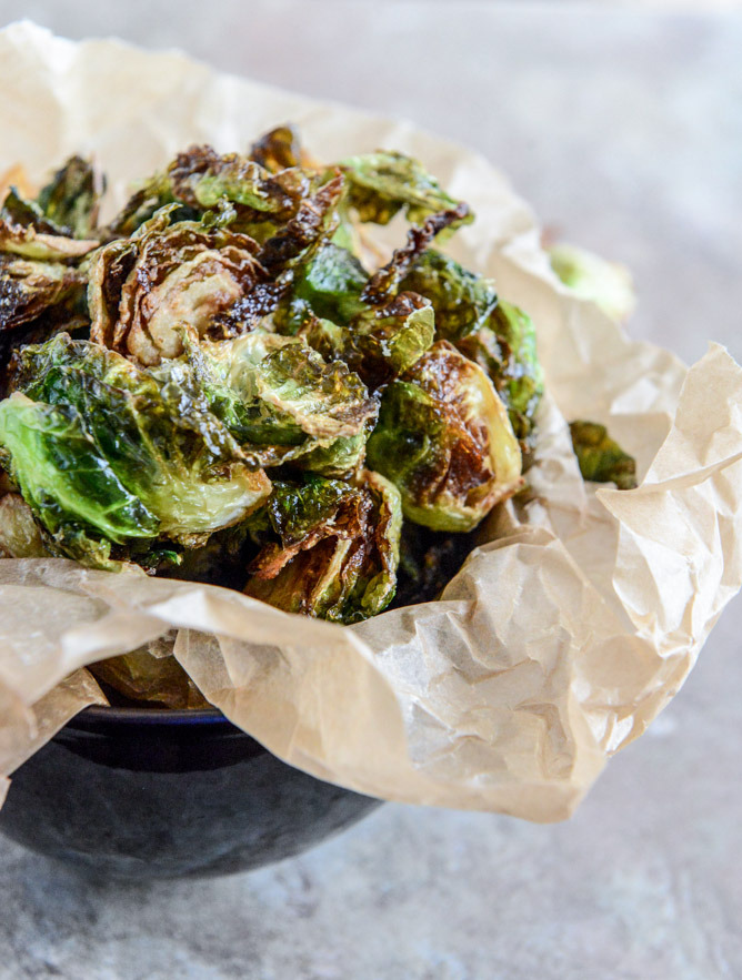Fried Brussels Sprouts with Smoky Honey Aioli Sauce