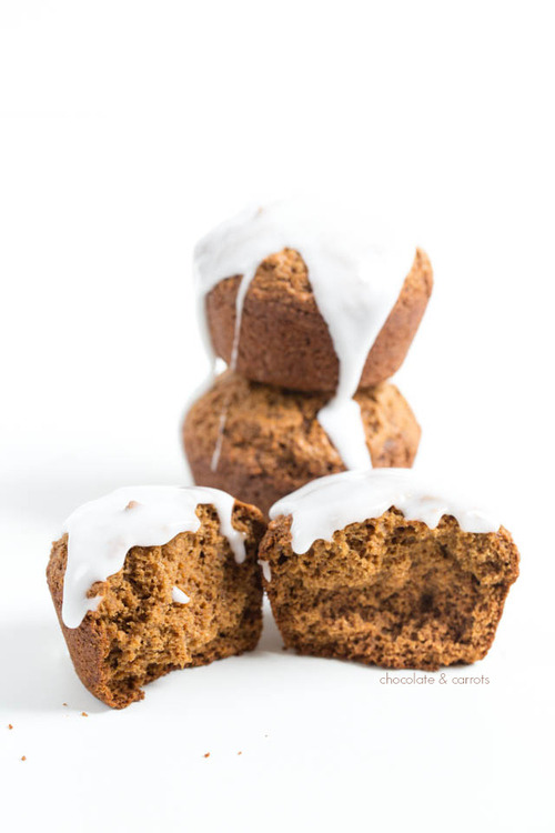 Whole Wheat Gingerbread Muffins Chocolate & Carrots on We Heart It.