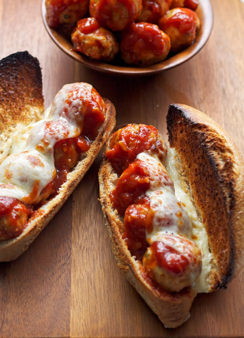 Barbecue Meatball Subs