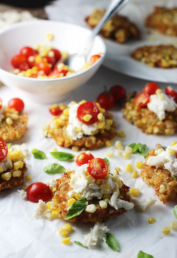 Corn and Crab Fritters
