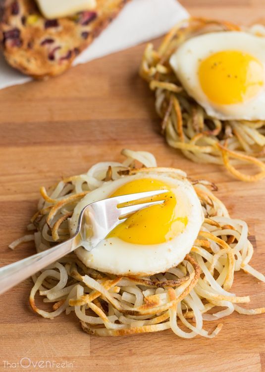 potato noodle hash browns and eggs