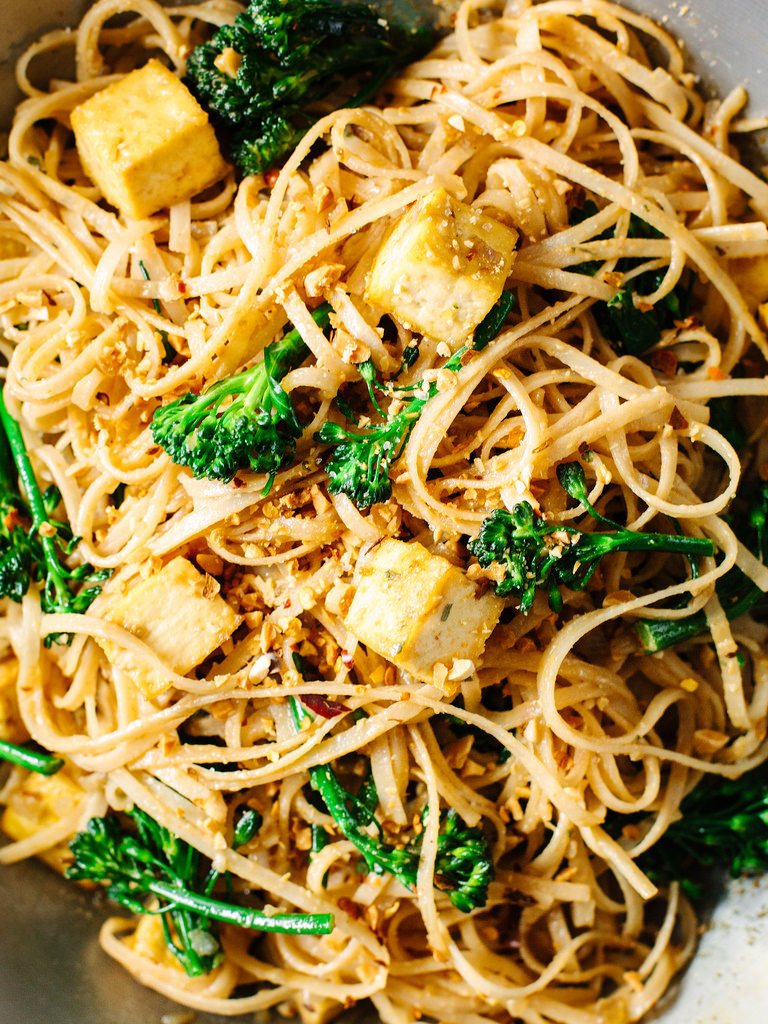 Thai Peanut Stir-Fry with Tofu and Broccolini