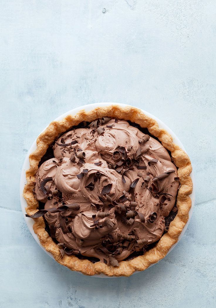 Double-Chocolate Cream Pie (via http